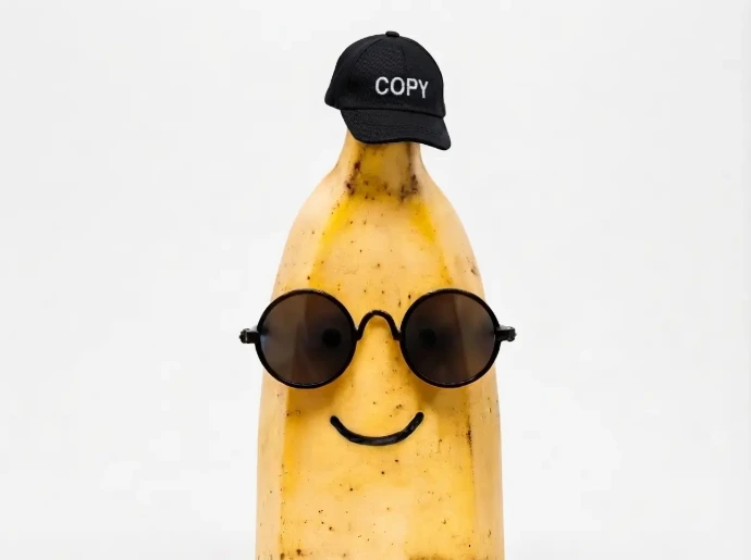 Ilustración de una banana que representa el copywriting SEO en Guatemala.
